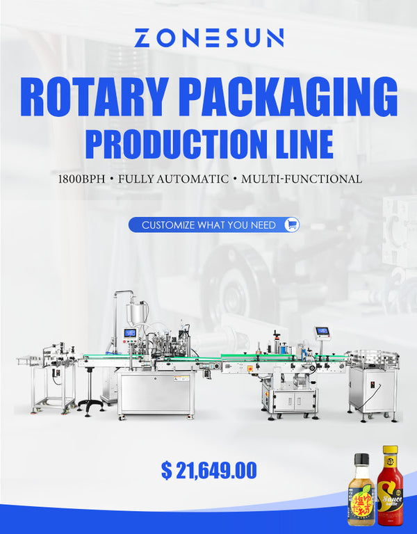 ZONESUN®  cream filling capping labeling production line