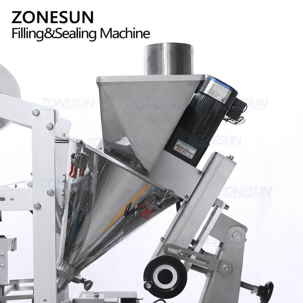 Zonesun ZS-FSFJ80 Vertical Powder Filling and Sealing Machine 0.5-100g Auger Filler for Coffee Spices