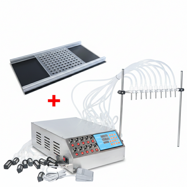 ZONESUN ZS-YTPP10 10-Nozzle Liquid Filling Machine for Perfume & Oral Vials