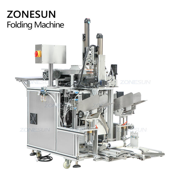 ZONESUN ZS‑MS1TZD High Speed Facial Mask Folder Automatic Mask Folding Machine