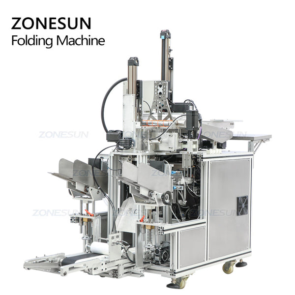 ZONESUN ZS‑MS1TZD High Speed Facial Mask Folder Automatic Mask Folding Machine