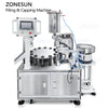 ZONESUN ZS-AFC23 Automatic Mascara Filling and Capping Machine High-Precision Cosmetic Tube Packaging Solution