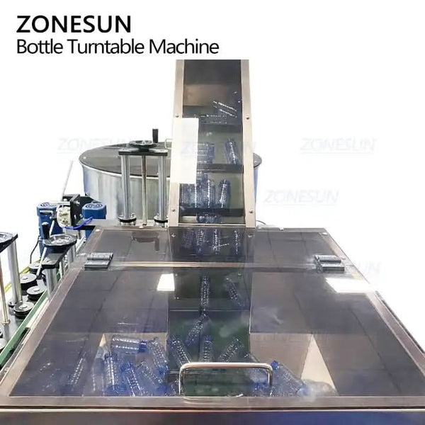 ZONESUN ZS-LP250 Automatic Bottle Unscrambler Sorting Turntable for Plastic Bottles
