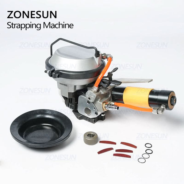 ZONESUN GZD-19 16-19mm Pneumatic Steel Strap Strapping Machine