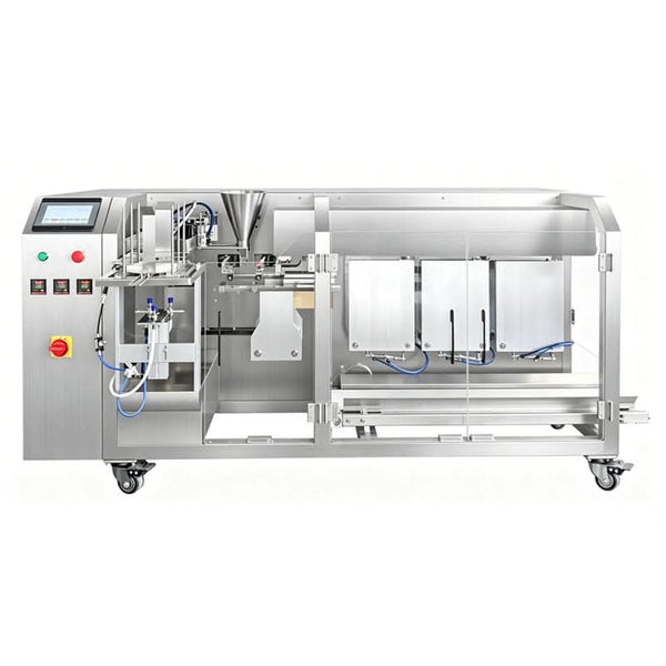 ZONESUN ZS-AFS015 Automatic 3-Chamber Premade Pouch Vacuum Packaging Machine