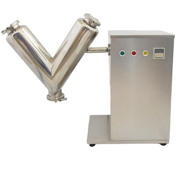 ZONESUN ZS-V2 V-Type Powder Mixing Machine Stainless Steel Dry Blender 2L