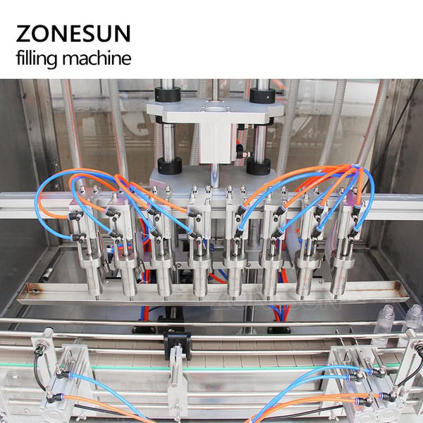 ZONESUN ZS-YT8T-8ZL Automatic 4 Nozzles Pneumatic Liquid Filling Machine