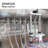 ZONESUN ZS-YT8T-8ZL Automatic 4 Nozzles Pneumatic Liquid Filling Machine