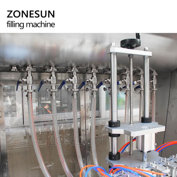 ZONESUN ZS-YT8T-8ZL Automatic 4 Nozzles Pneumatic Liquid Filling Machine