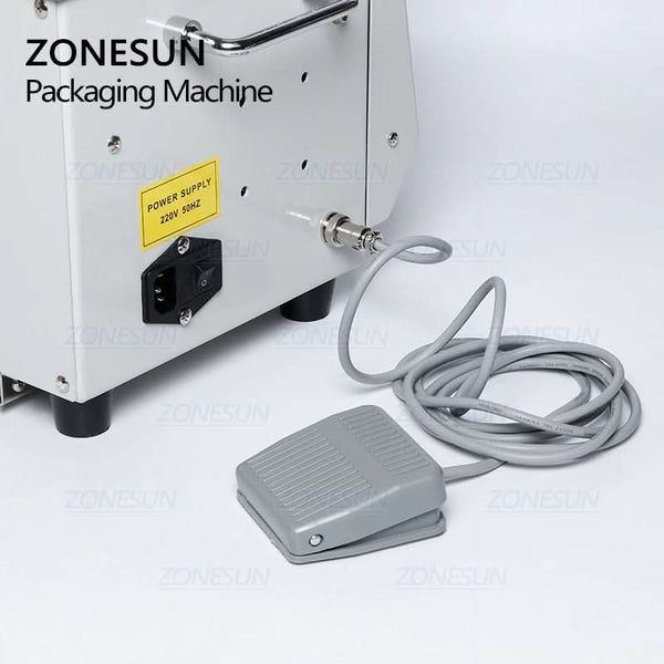 ZONESUN AG03 Small Automatic Tying Machine OPP Strapping Machine Supermarket Vegetable Baler