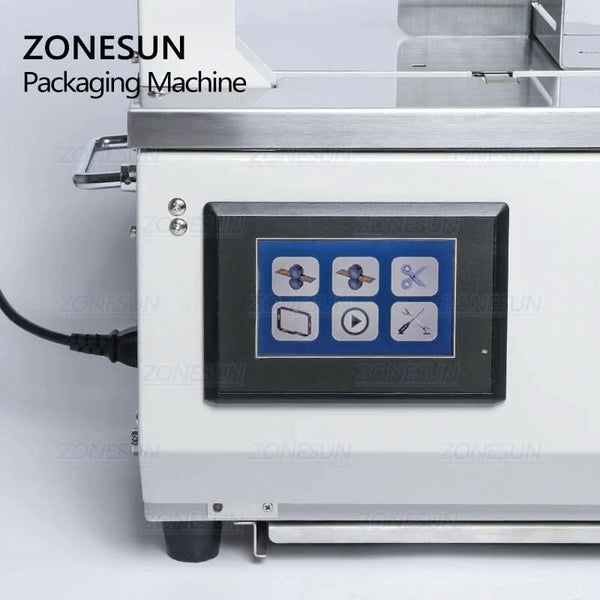 ZONESUN AG03 Small Automatic Tying Machine OPP Strapping Machine Supermarket Vegetable Baler