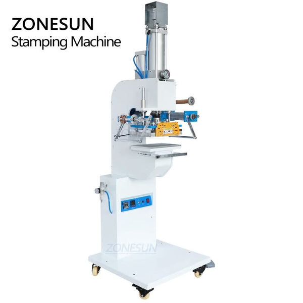 ZONESUN ZS-819SK Pneumatic Hot Stamping Machine Embossing Machine for Leather Paper Plastic