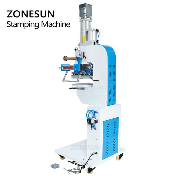 ZONESUN ZS-819SK Pneumatic Hot Stamping Machine Embossing Machine for Leather Paper Plastic