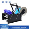 ZONESUN ZS-50W Manual Round Bottle Labeling Machine for Wide & Tall Bottles