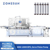 ZS-AFC16PB high-speed bottle filling and capping machine with dust cover