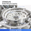 Vibratory cap feeder bowl
