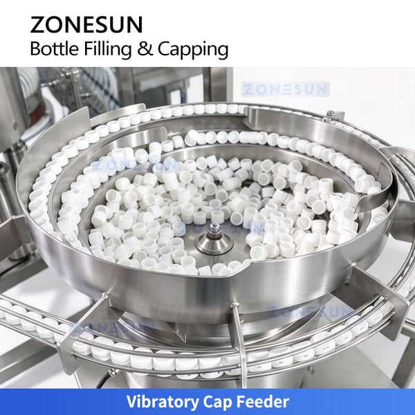Vibratory cap feeder bowl
