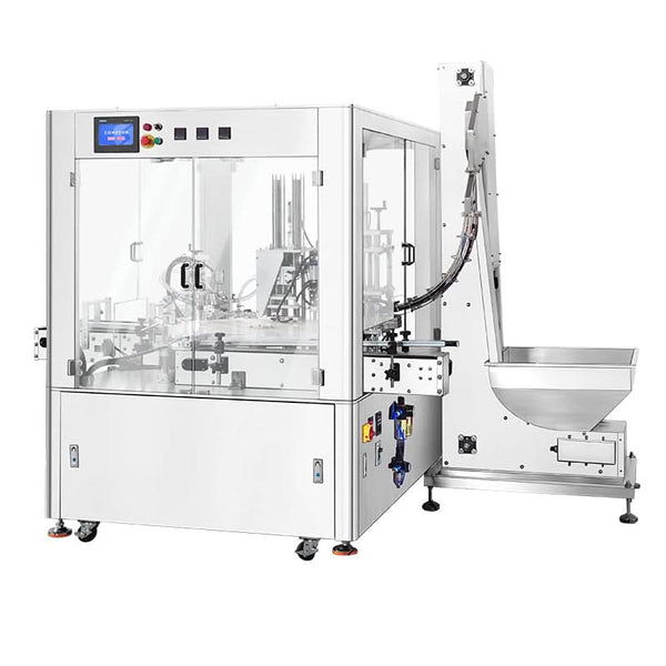 ZONESUN ZS-AFC28B Automatic Monoblock Cosmetic Filling Foil Sealing Capping Machine