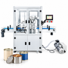 ZS-AFK500 machine and application cans on white
