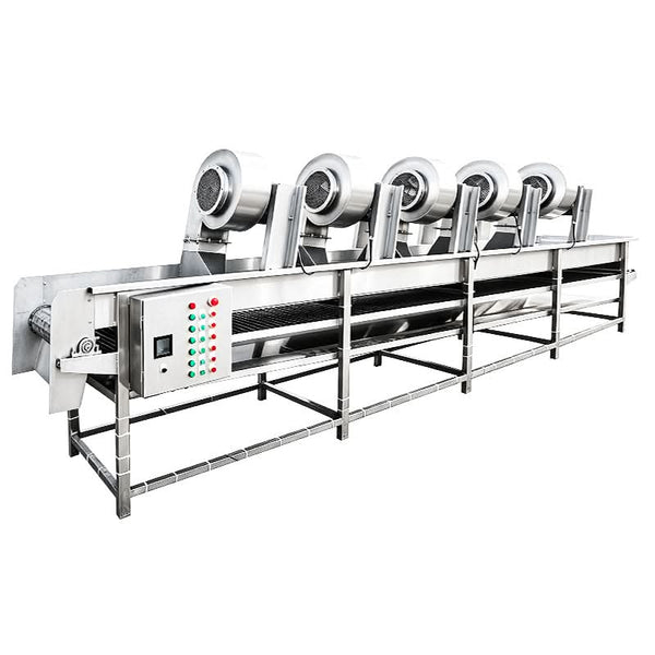 ZONESUN ZS-CT5 Industrial Air Cooling Mesh Belt Conveyor for Food Processing