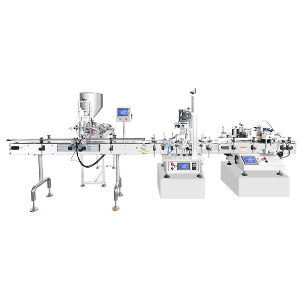 ZONESUN ZS-FAL180C8 Automatic Paste Filling, Capping Labeling Machine Production Line