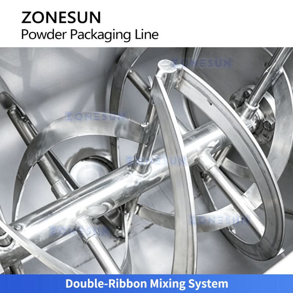 ZONESUN ZS-FAL180X6 double-ribbon mixing system