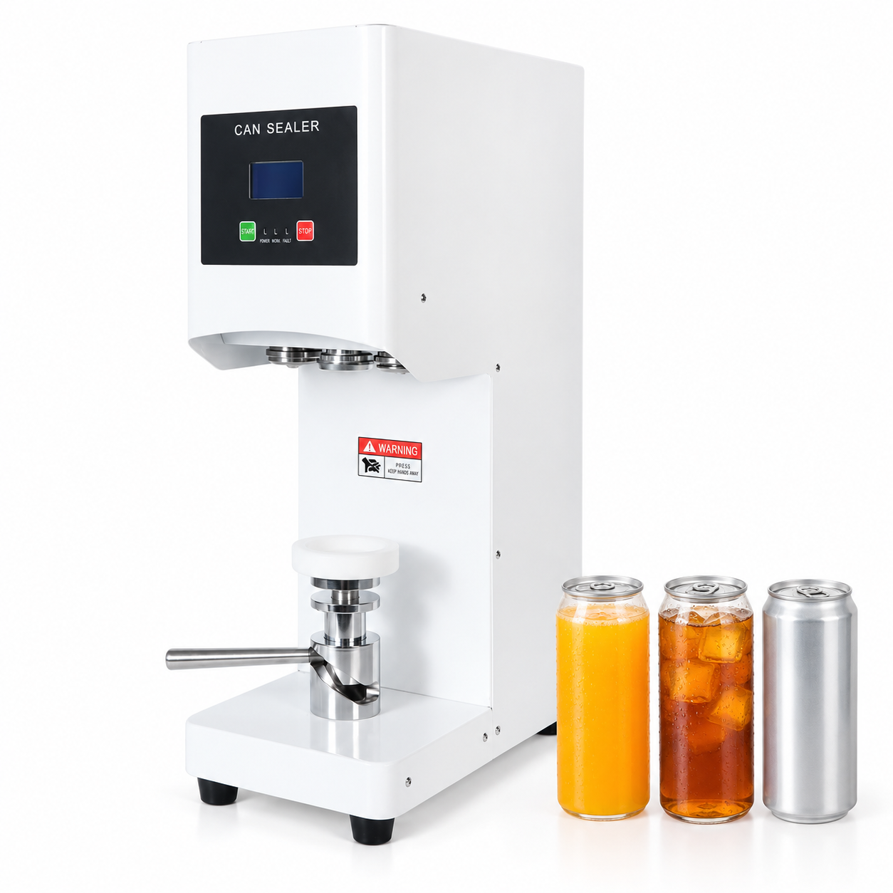 ZONESUN ZS-FK168 Manual Ring-Pull Can Seamer with Auto Counting Functi