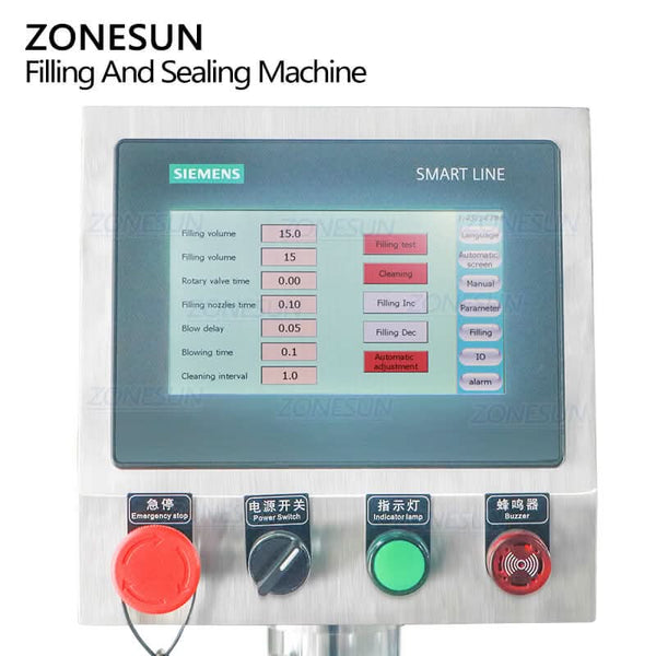 ZONESUN ZS-FS009A Aluminum Tube Filling and Sealing Machine for Cream and Ointment
