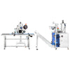 ZONESUN ZS-FSL220 Automatic Liquid VFFS Packaging Machine with Integrated Print and Apply Labeling Machine