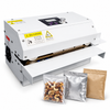 ZONESUN ZS-GLF100 sealing machine with application samples on white background