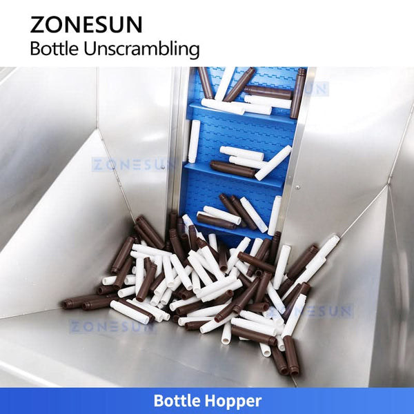 Bulk bottle hopper for ZS-LPH200