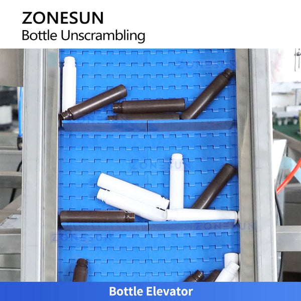 Bottle elevator conveyor for ZS-LPH200