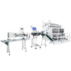 Zonesun ZS-MS8TGF Automatic Facial Mask Filling Sealing Machine with Inline Checkweigher Rejecter Counting Stacking