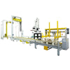 ZONESUN ZS-PWM2 Fully Automatic End-of-Line Packaging System Robotic Palletizer Strapping Stretch Wrapping Labeling Integrated Solution