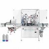 ZONESUN ZS-QW1600D aerosol filling machine with aerosol can application samples on white background