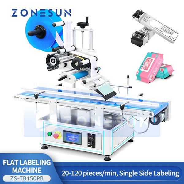 ZONESUN ZS-TB150PB Flat surface labeling machine overview