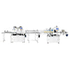 ZONESUN ZS-TB70DM Dual Lane Bag Palletizing and Labeling Machine Twin Conveyors Robotic Arms
