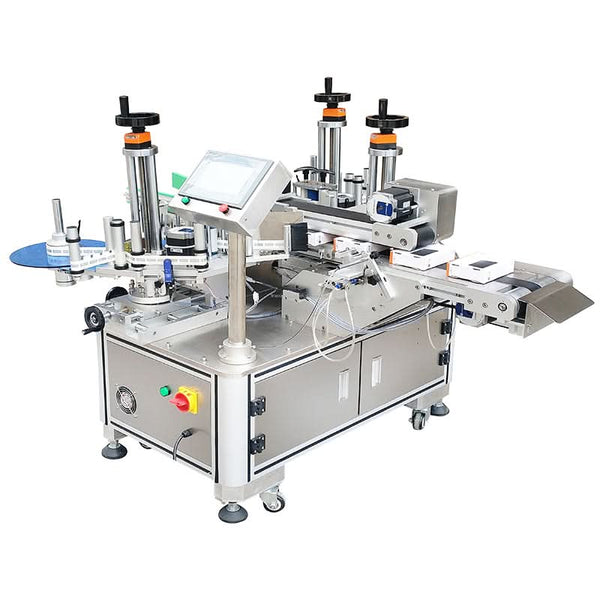 Máy dán tem niêm phong hai mặt (Double-sided Tamper Evident Labeling Machine)