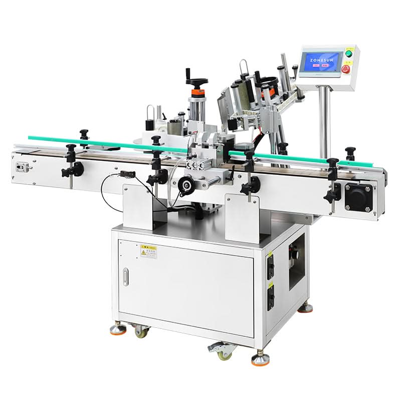 Rabona様返金用出品　DR ZONESUN ZS-TB822R Automatic Neck & Body Labeling Machine for Round