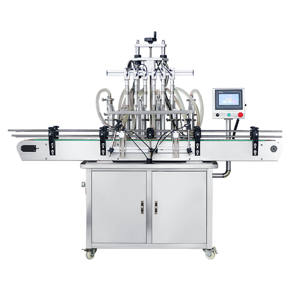 ZONESUN ZS-YT6T-6Y Automatic Pneumatic Piston Viscous Liquid Filling Machine 6 Heads Tomato Sauce Juice Filler