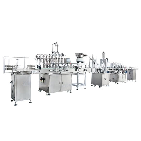 ZONESUN ZS-FAL180R Full Automatic 6-Head Liquid Bottle Filling Line