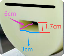 ZONESUN Custom Mold ： Length:3CM & Depth:6CM & Height:1.7CM