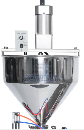 ZONESUN ZS-GY2 Semi-Auto Piston Paste Filler Benchtop Solution for Cosmetics Cream Jams