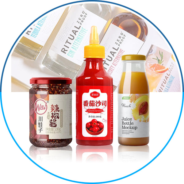 Corner Label Machine Top and Bottom Labeling Machine – Automatic Labeler for Bottles & Jars
