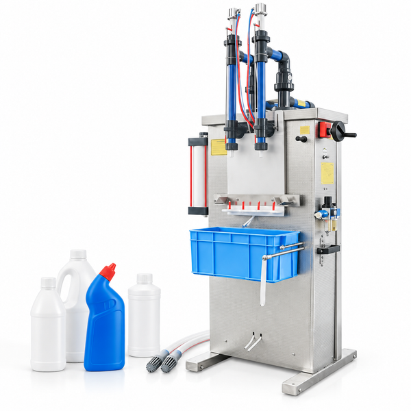 ZONESUN Dual nozzle corrosion resistant filler with cleaning product bottles