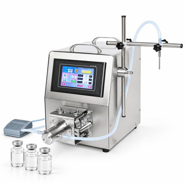 ZONESUN Ceramic pump liquid filler with laboratory sample vials