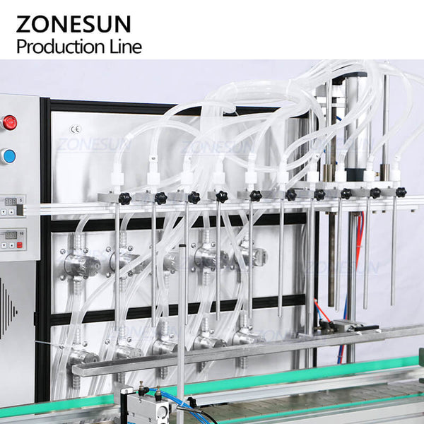 ZONESUN ZS-FAL180B9 Magnetic Pump Reed Diffuser Filling Packaging Equipment Inner Stopper Pressing Cap