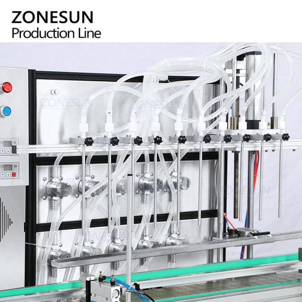 Inner Cap Reed Diffuser Side View ZONESUN ZS-FAL180B9 Magnetic Pump Reed Diffuser Filling Packaging ...