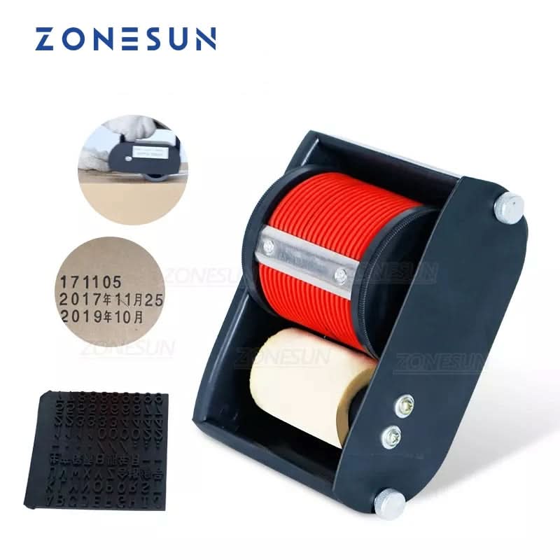 ZONESUN Manual Coding Machine for Carton Batch & Date Printing