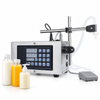 ZONESUN GFK-280 Diaphragm Pump Liquid Filler for Juice, Milk & Lotion - machine and material application